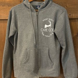 Grey surf shop hoodie